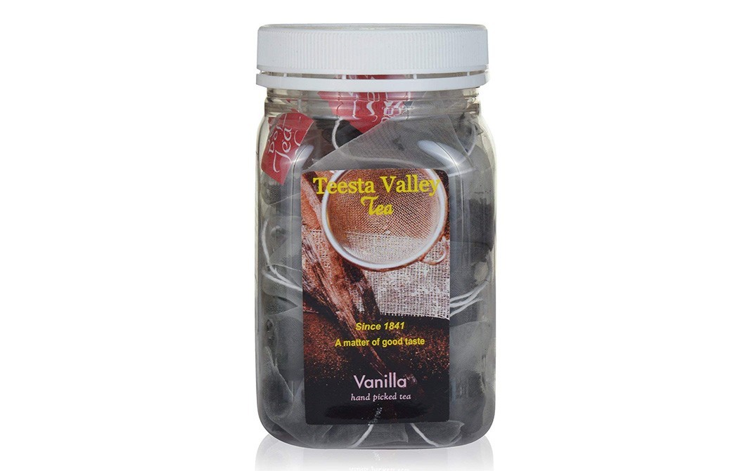 Teesta Valley Tea Vanilla hand picked tea    Jar  20 pcs